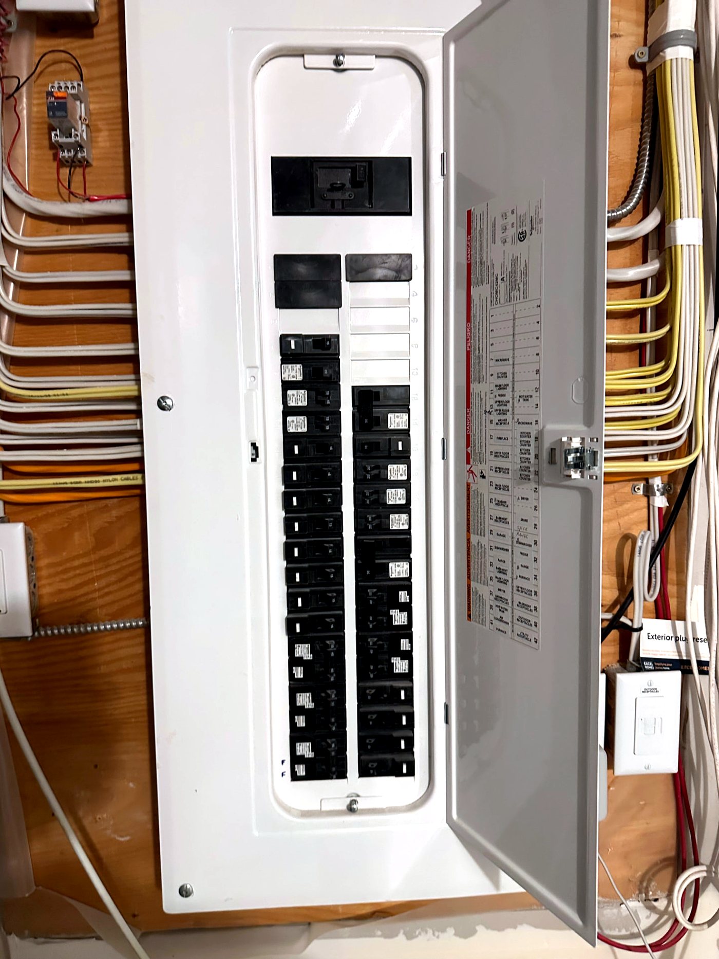Solar site assessment electrical panel documentation